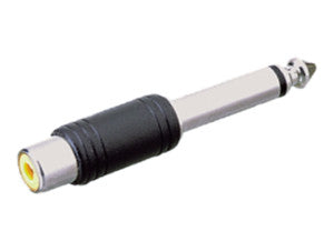 ADAPTADOR MONO 6.35MM A RCA H