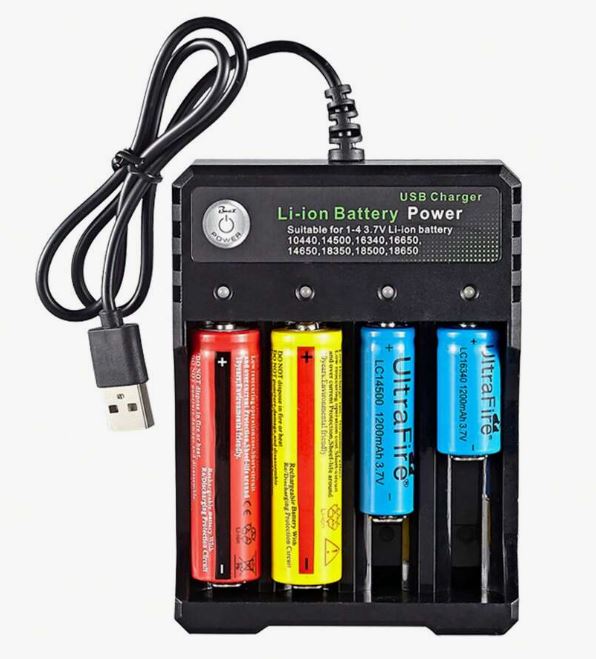 CARGADOR PARA BATERIA 18650