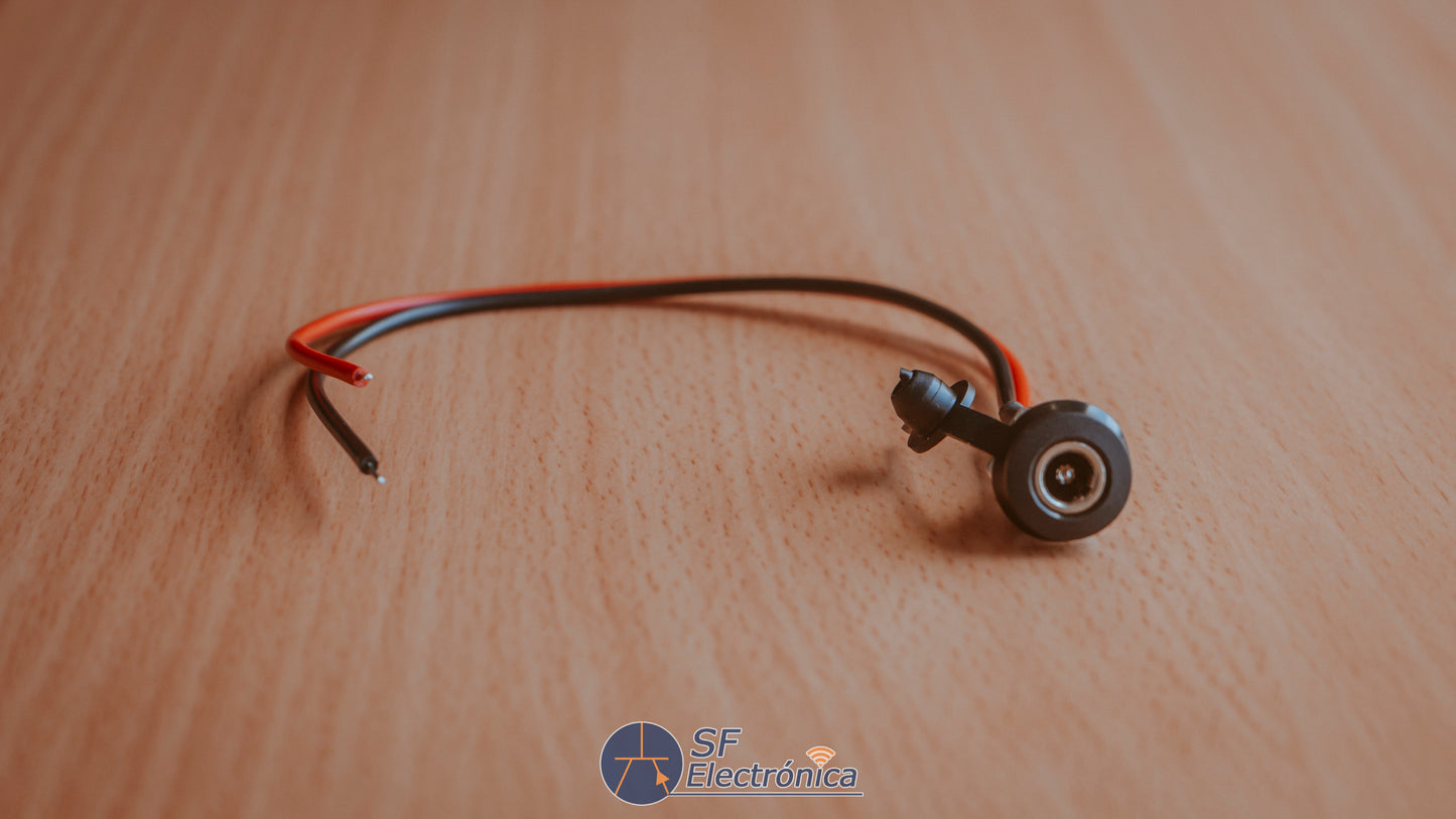 CONECTOR DC HEMBRA + CABLE