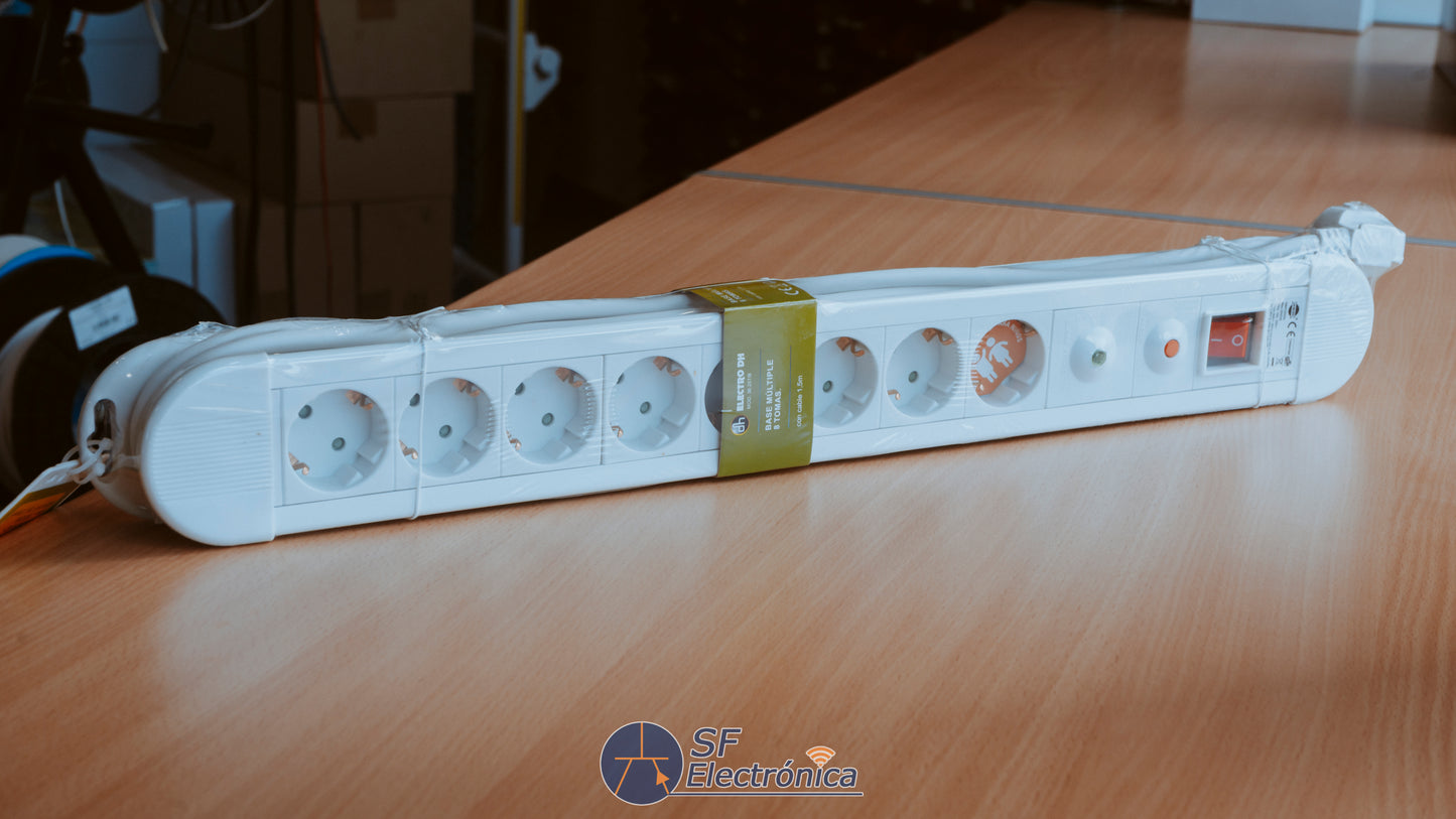 REGLETA C/INTERRUPTOR C/PROT.SOBRECARGA