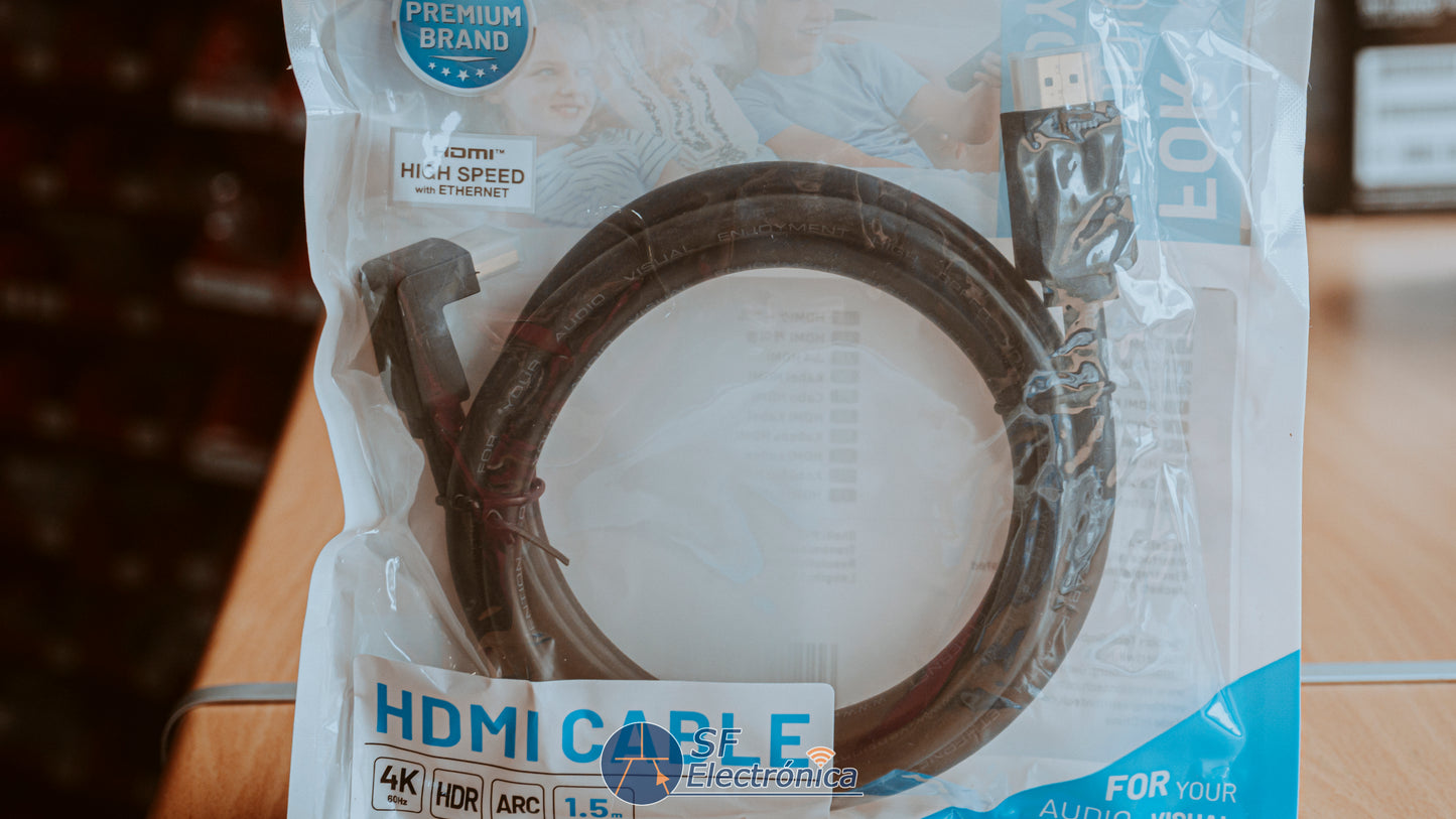 CABLE HDMI ACODADO