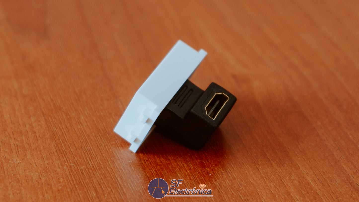 CONECTOR HDMI CODO "L"