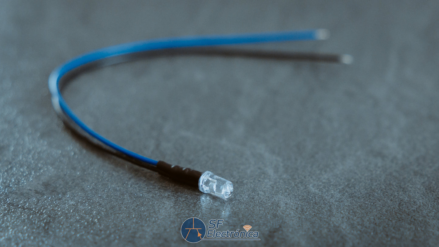DIODO LED 3-12V 5MM CABLEADO 20CM