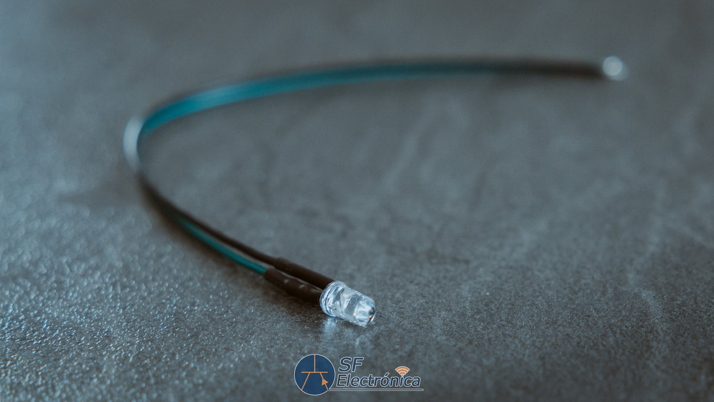 DIODO LED 3-12V 5MM CABLEADO 20CM