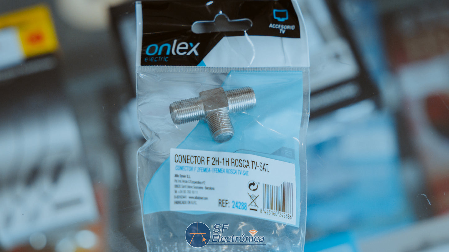 CONECTOR F ROSCA 2H/1H - TV-SAT