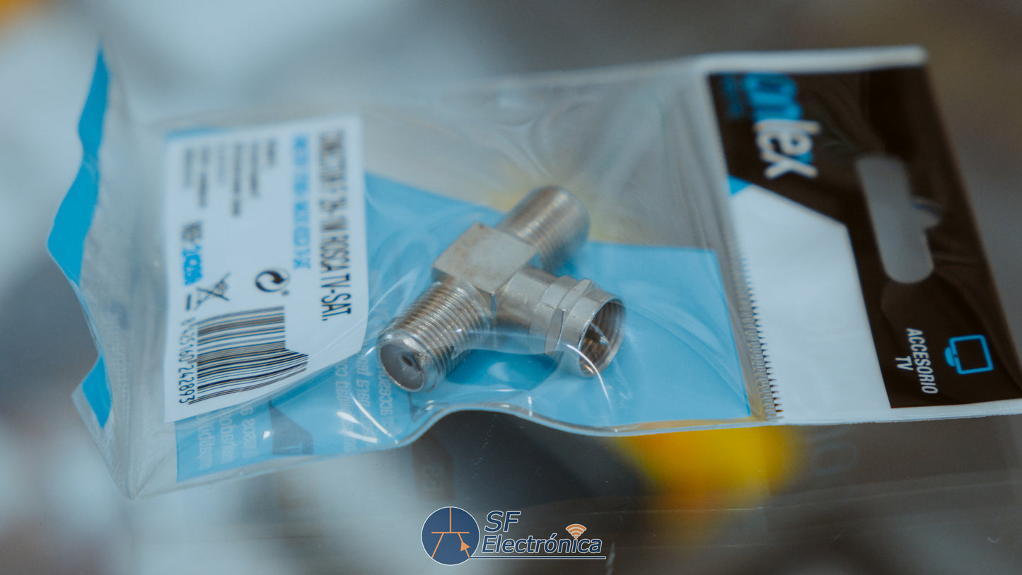 CONECTOR F ROSCA 2H/1M - TV-SAT