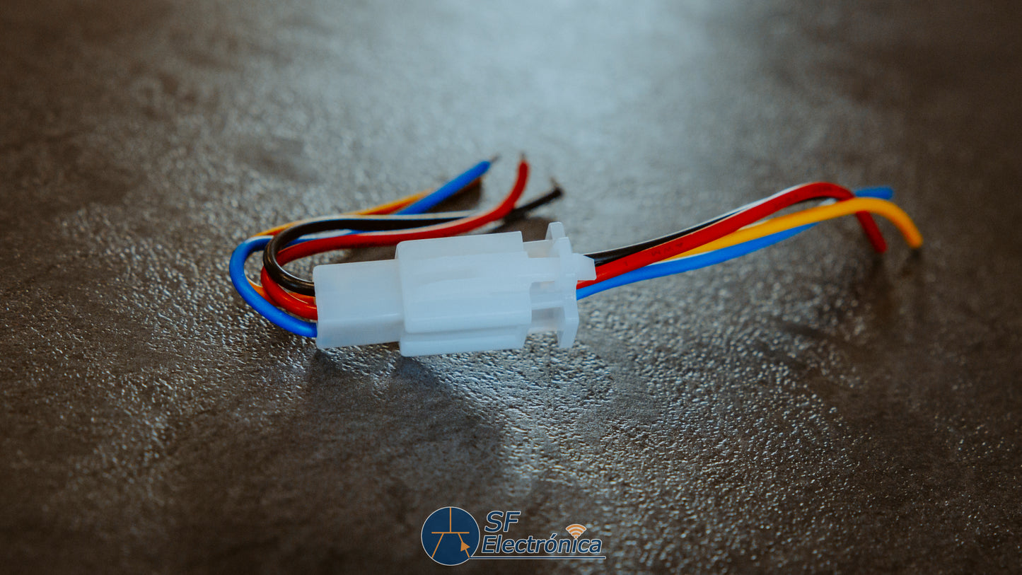 CONECTOR 4 PINES MACHO/HEMBRA 15CM