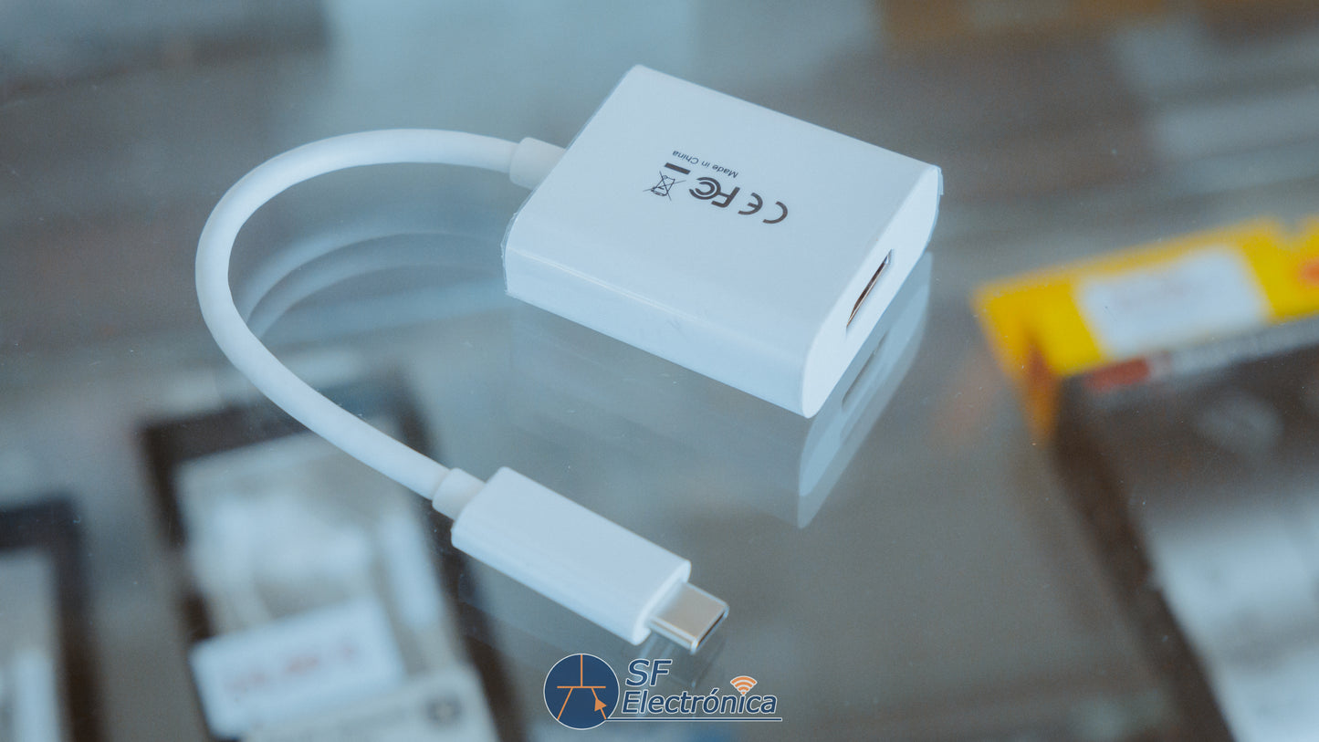 ADAPTADOR USB-C MACHO A HDMI HEMBRA