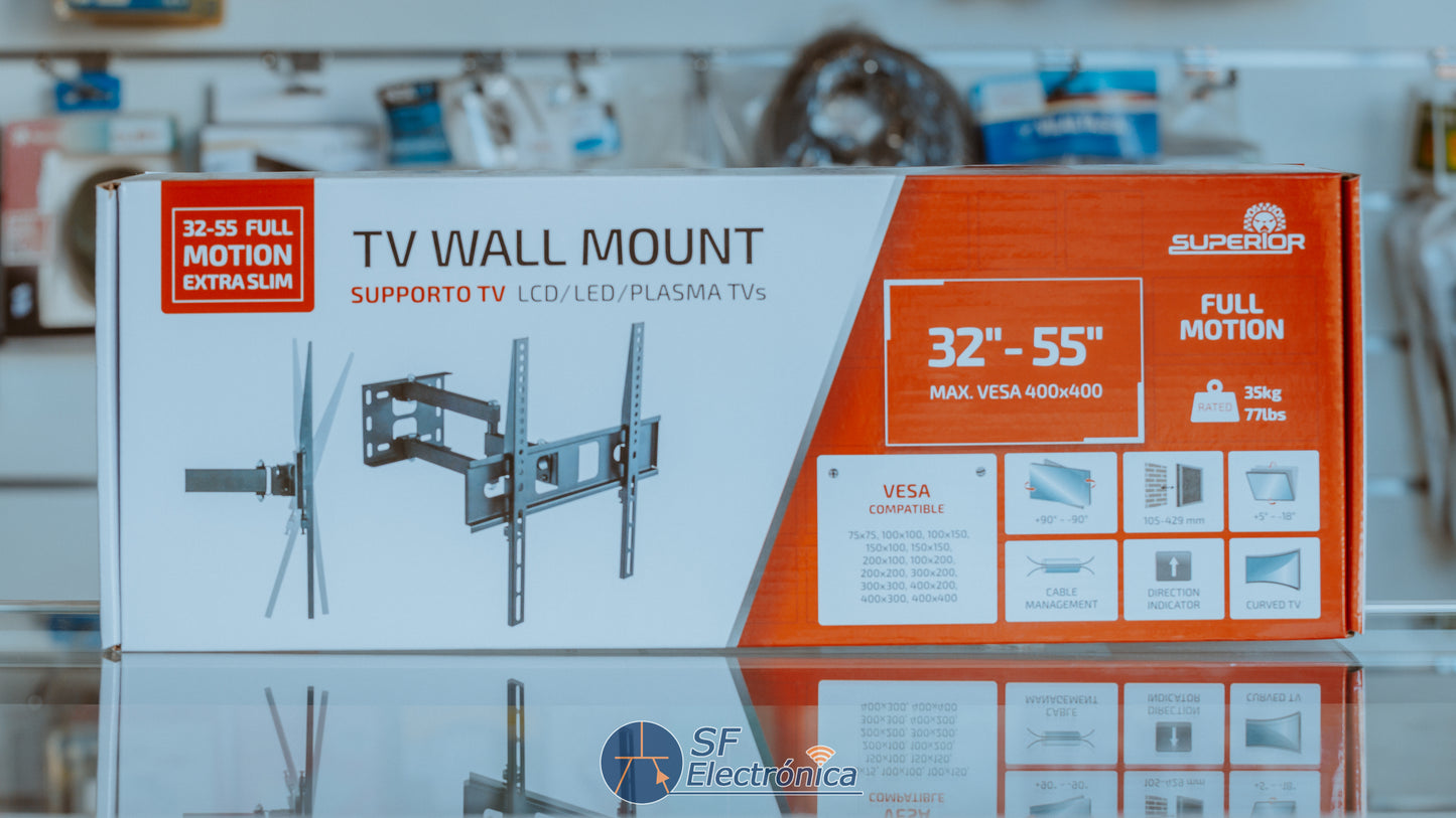 SOPORTE TV 32-55" - 35 KG - SUPSTV003