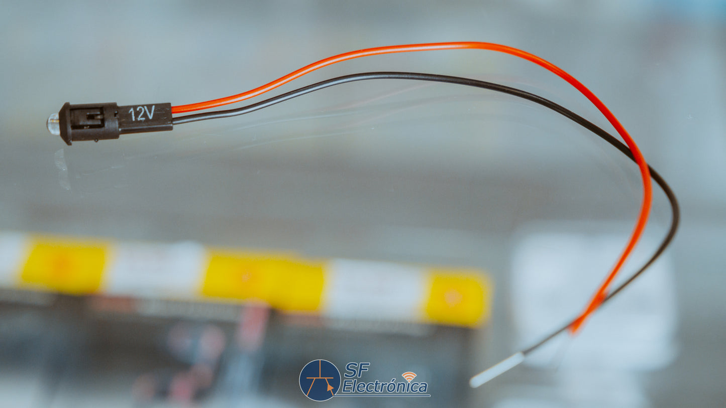 PILOTO LED 12V DC 8MM