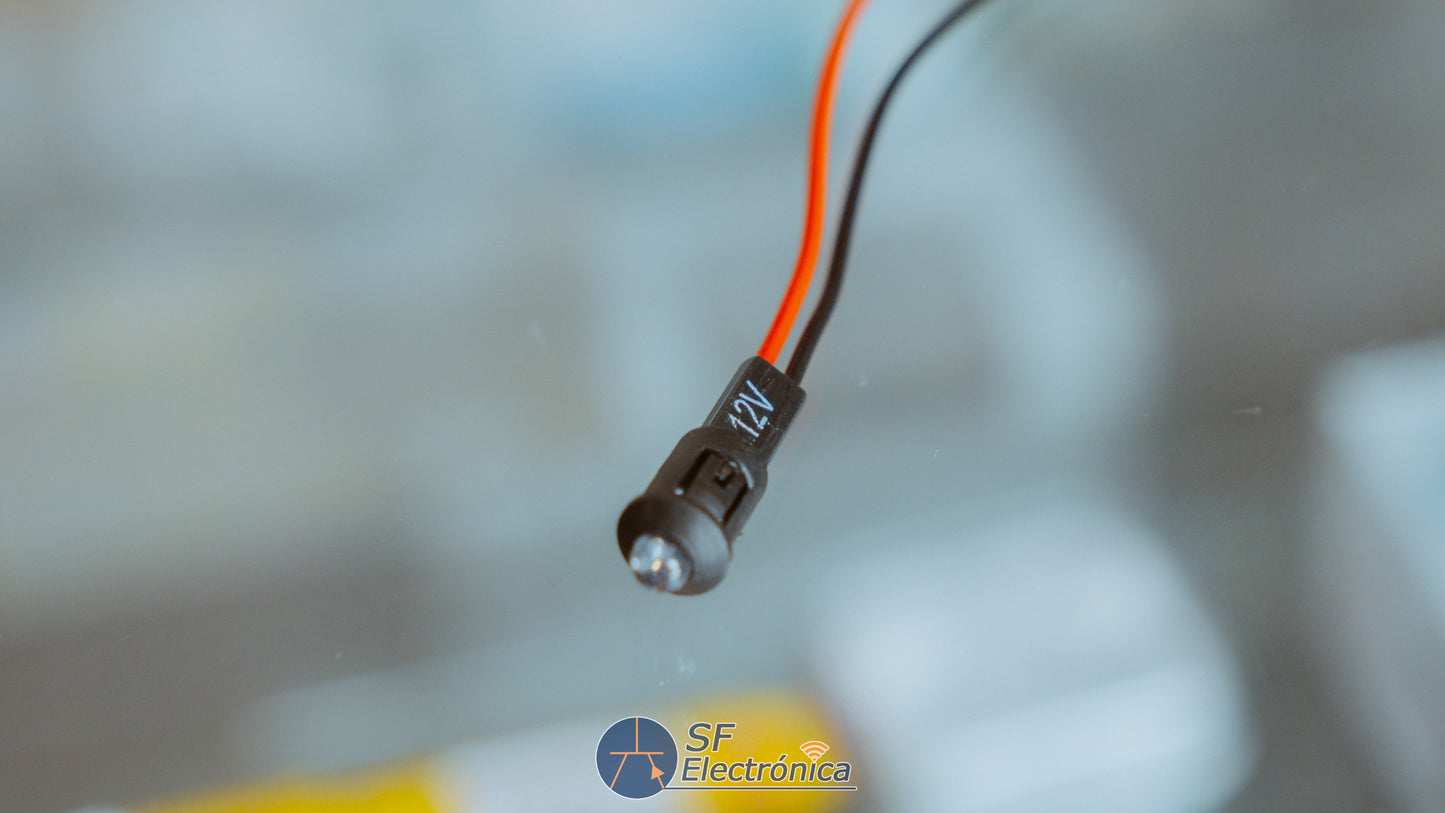 PILOTO LED 12V DC 8MM