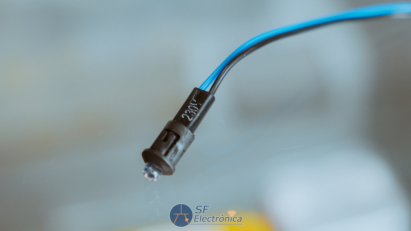 PILOTO LED 230V AC 8MM