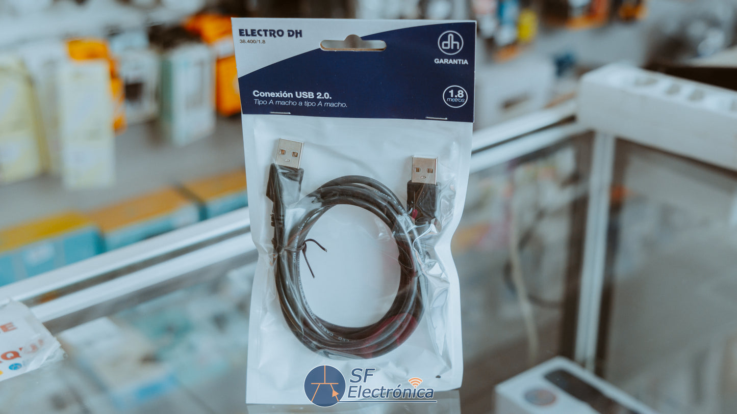 CABLE USB 2.0 AM/AM