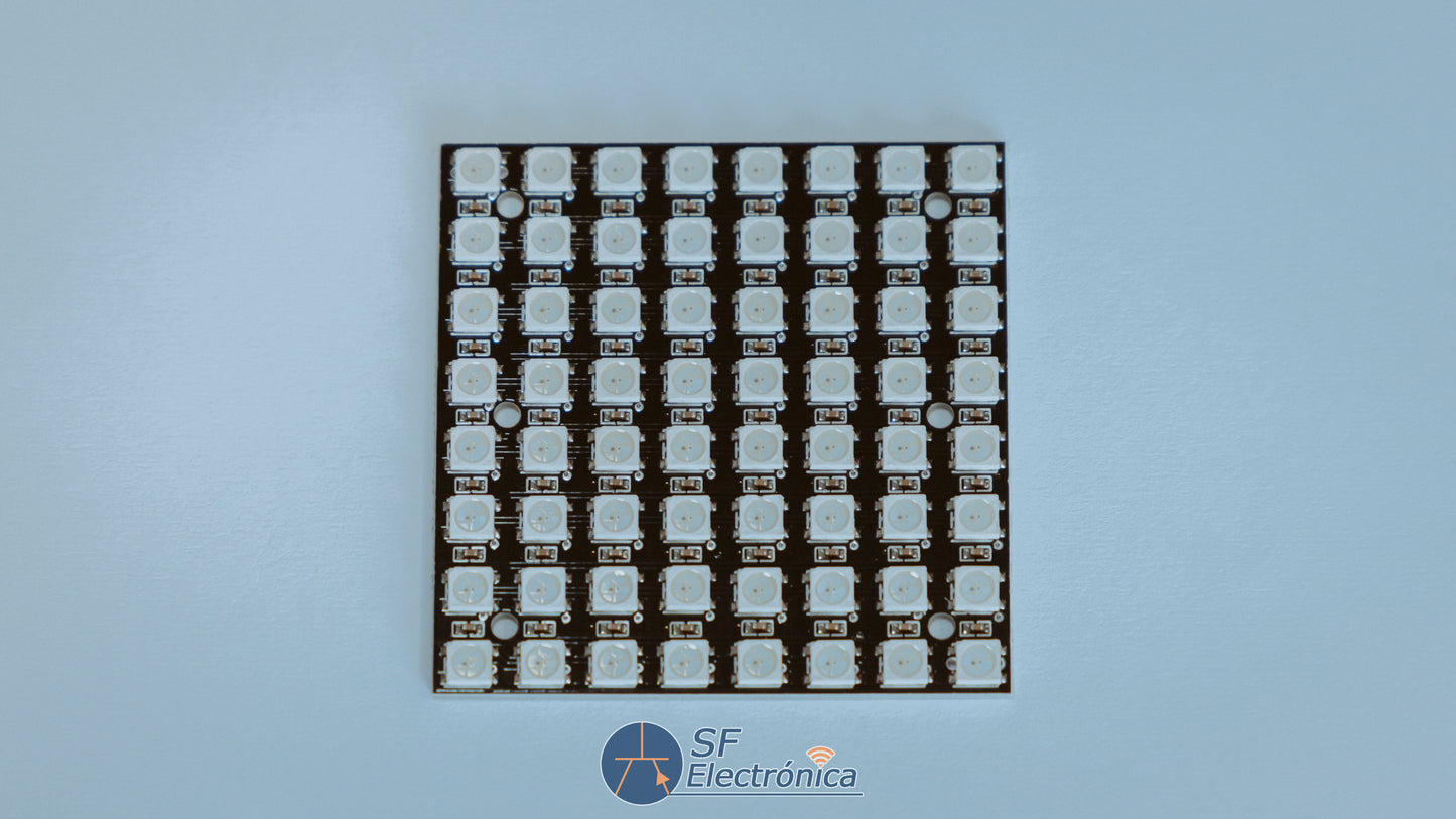 LED SMD 5050 RGB 8X8 WS2812