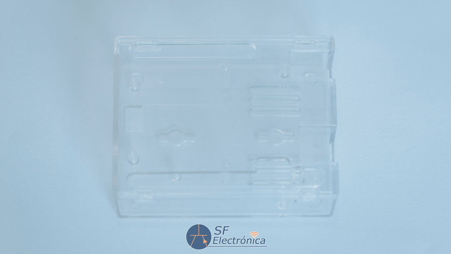 CAJA TRANSPARENTE ARDUINO UNO R3 OEM