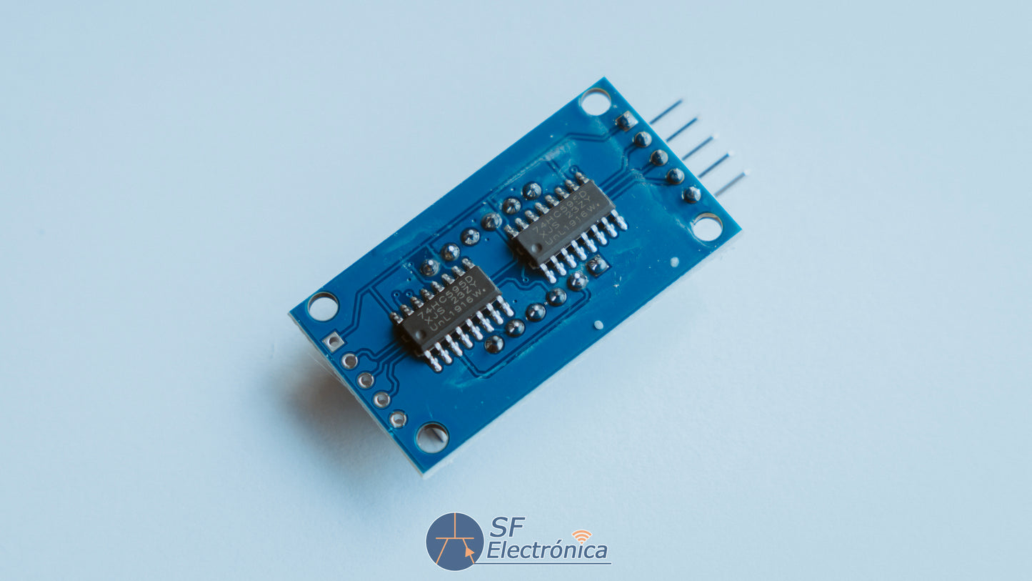 MODULO DISPLAY LED 0,4" 4 DIGITOS ROJO 5 PINES