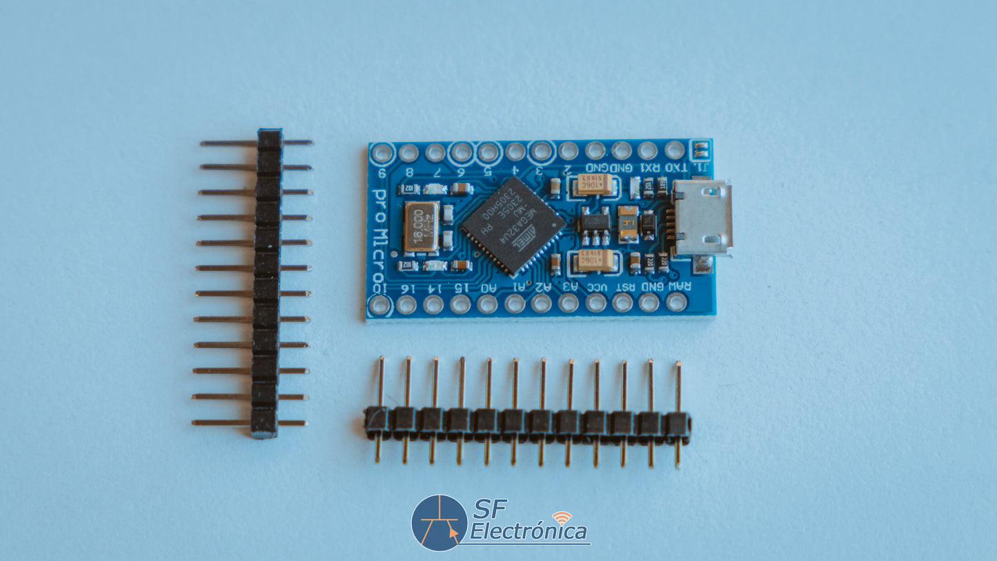PLACA COMPATIBLE PARA ARDUINO PRO MICRO ATMEGA32U4