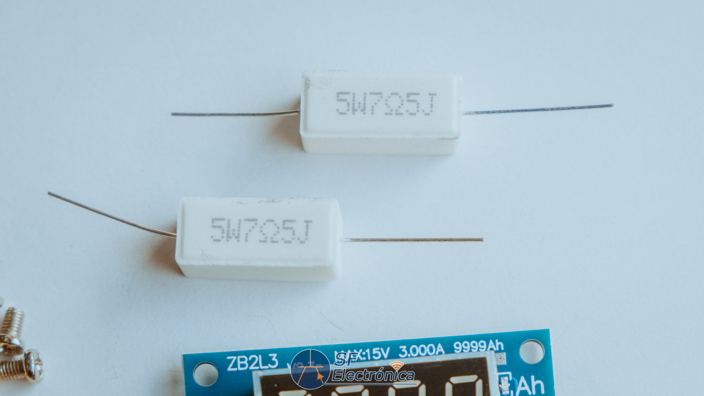 MEDIDOR CAPACIDAD BATERÍA 1,2V 12V 18650
