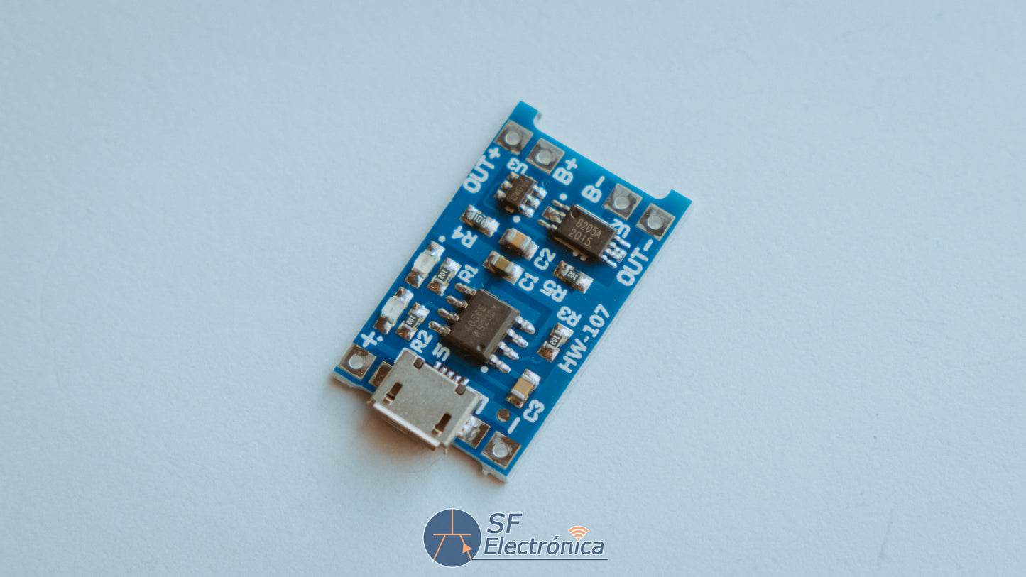 MÓDULO CARGADOR - MICRO USB 5V 1A