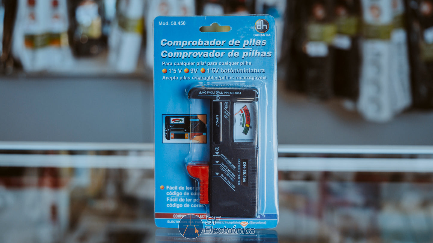 COMPROBADOR PILAS/BATERÍAS
