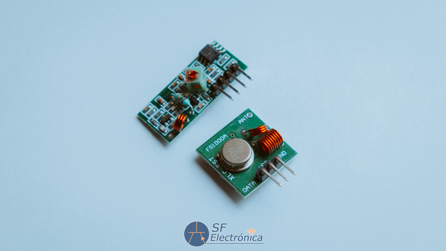 MODULO TRANSMISOR RECEPTOR RF 433MHZ 5V CC