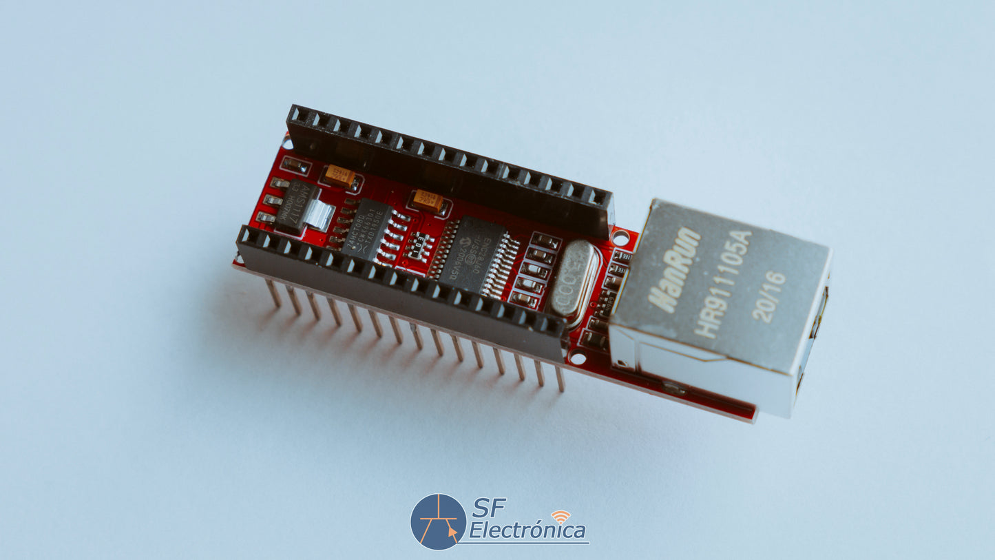 PLACA ETHERNET COMPATIBLE PARA ARDUINO NANO V3
