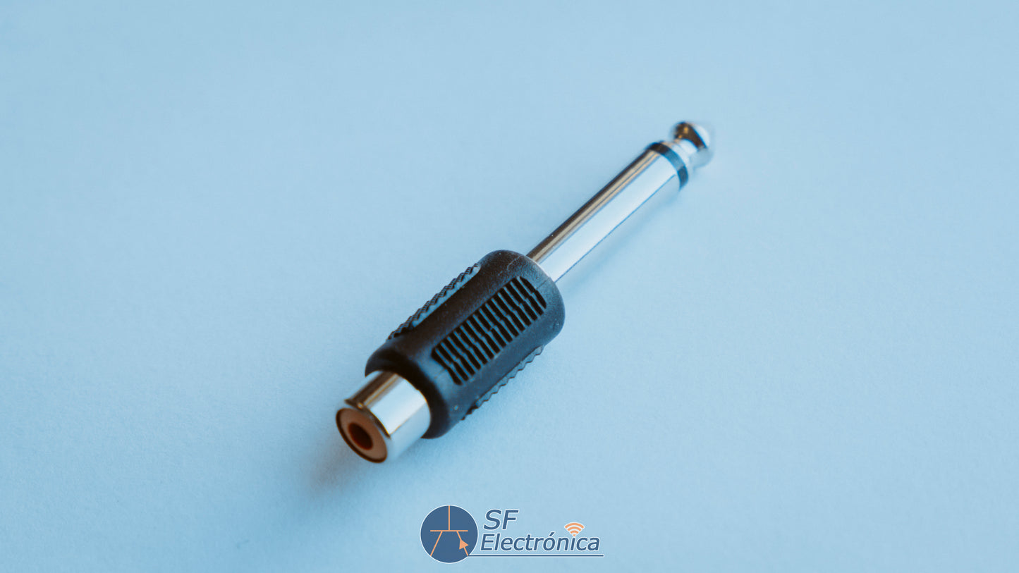 ADAPTADOR MONO 3.35MM A RCA H