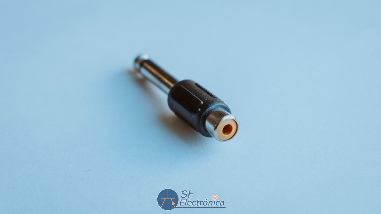 ADAPTADOR MONO 3.35MM A RCA H