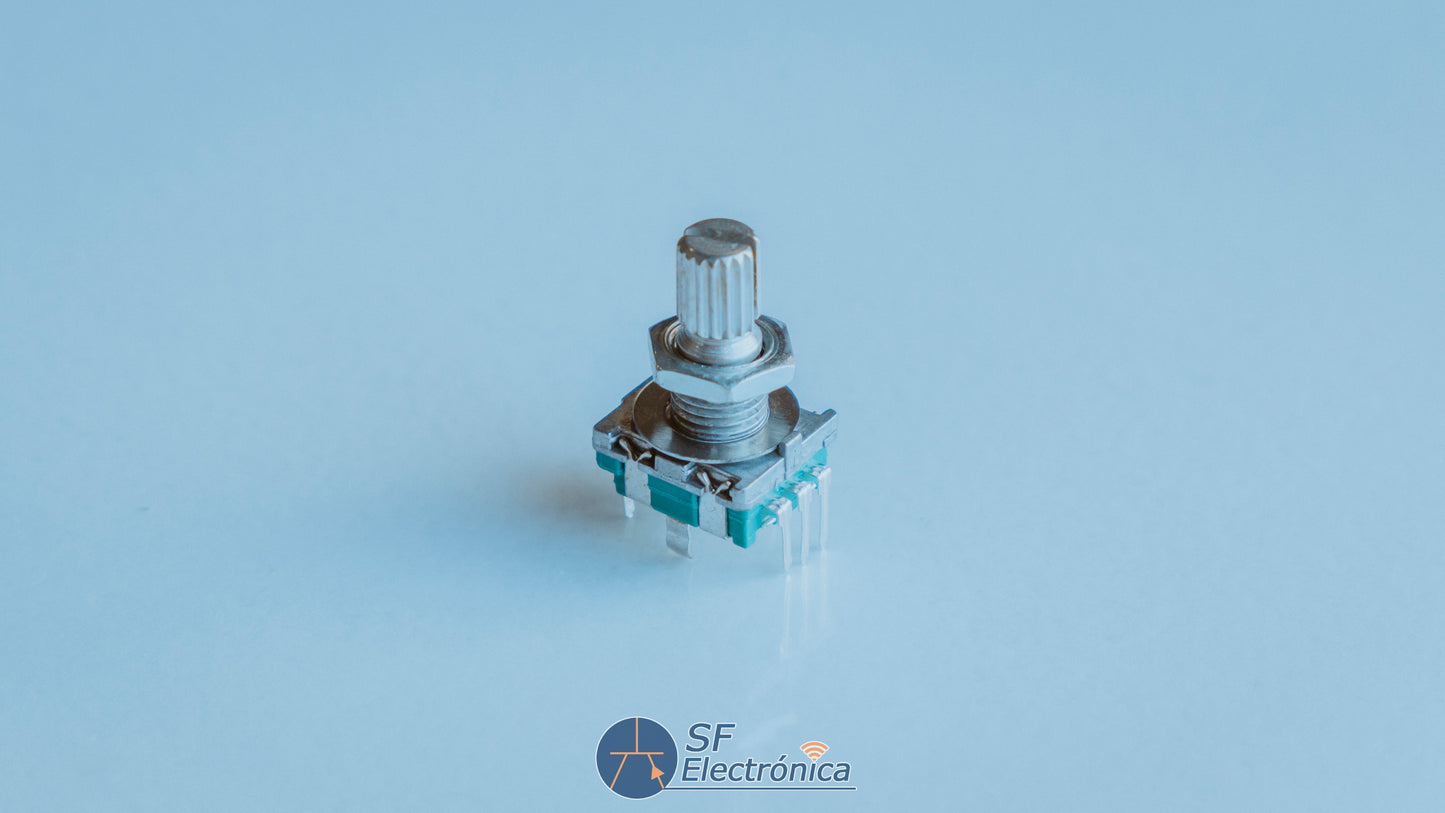 ENCODER ROTATIVO CON SWITCH 5 PINES PLUM 15MM