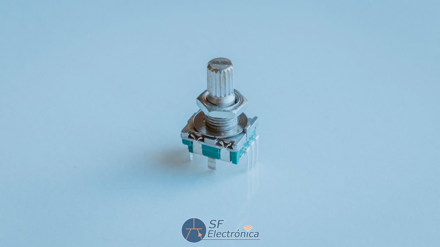 ENCODER ROTATIVO CON SWITCH 5 PINES PLUM 15MM
