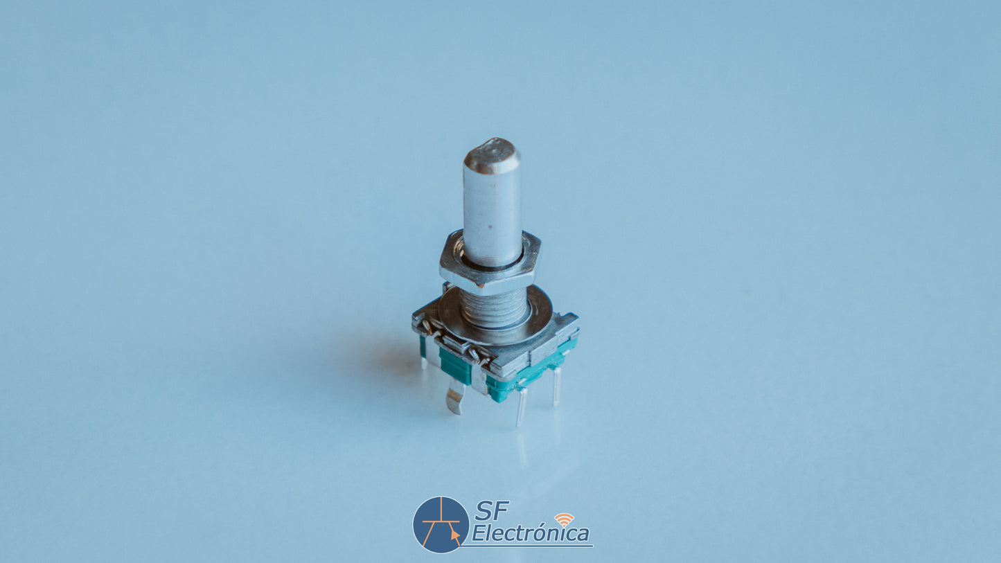 ENCODER ROTATIVO CON SWITCH 5 PINES HALF 20MM