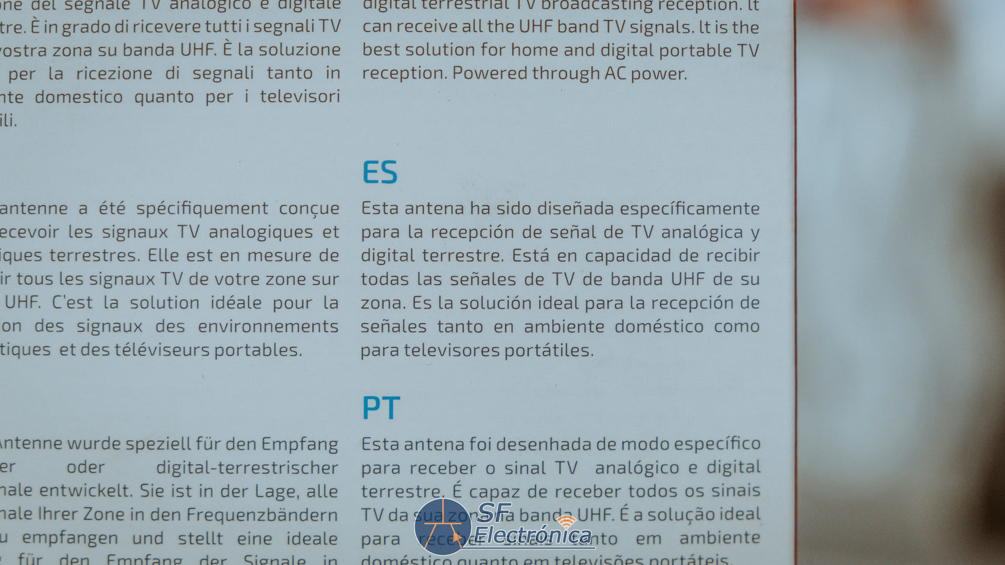 ANTENA EXTERIOR AMPLIFICADA