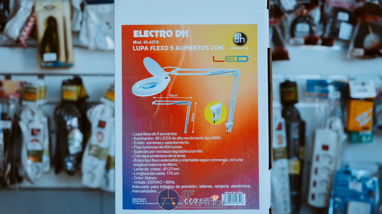 LUPA LED FLEXO 5 AUMENTOS