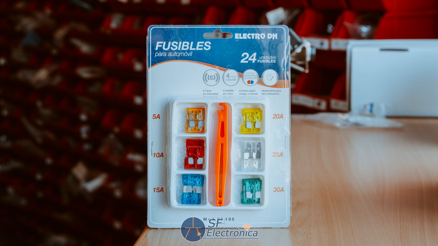 KIT 24 FUSIBLES AUTOMOCION