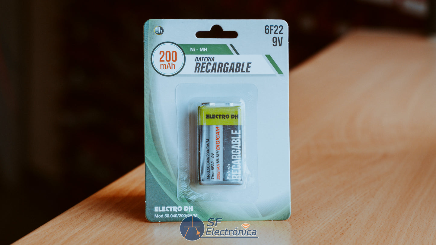 BATERIA RECARGABLE 9V