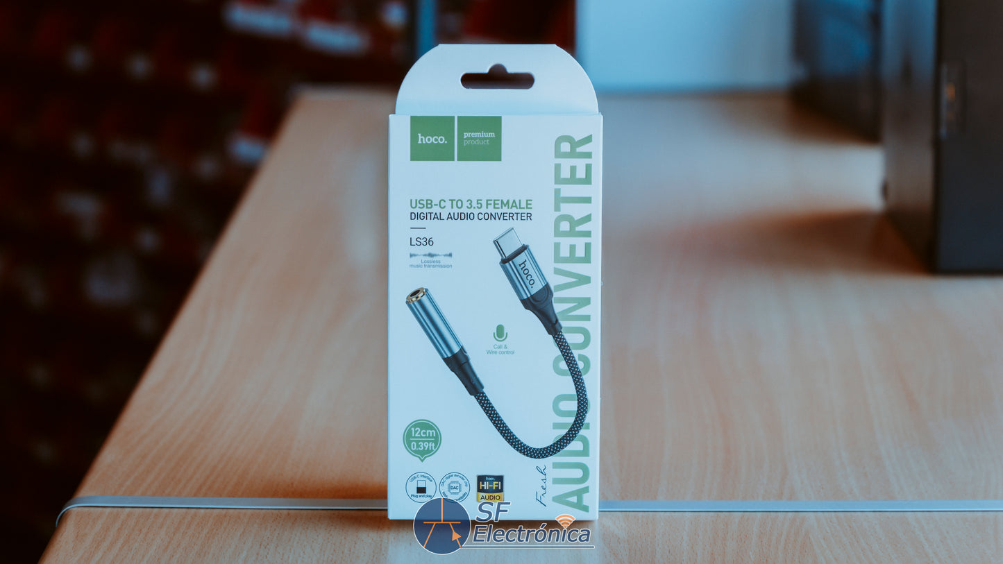 ADAPTADOR USB-C / JACK 3.5MM