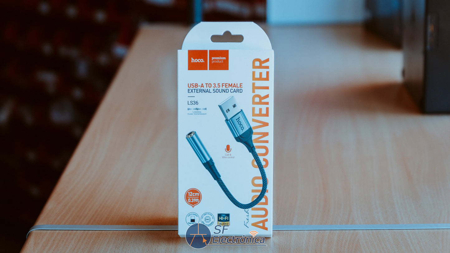 ADAPTADOR USB / JACK 3.5MM