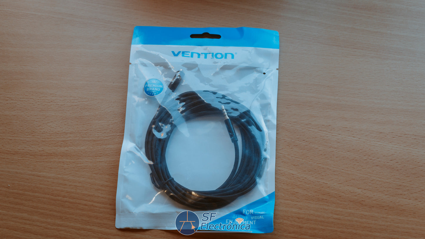 CABLE JACK 3,5MM M/H