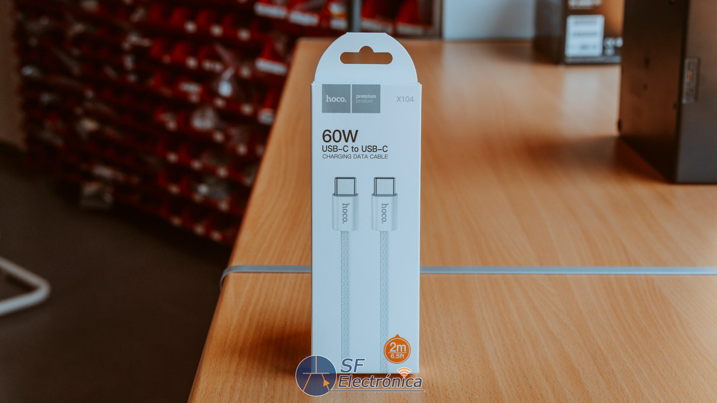 CABLE USB-C 2 METROS 60W