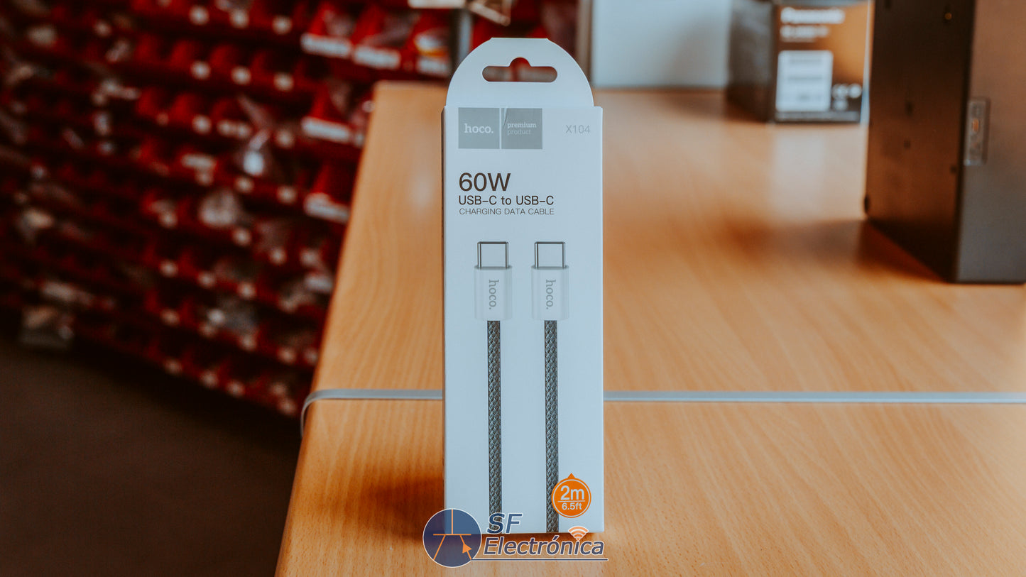 CABLE USB-C 2 METROS 60W