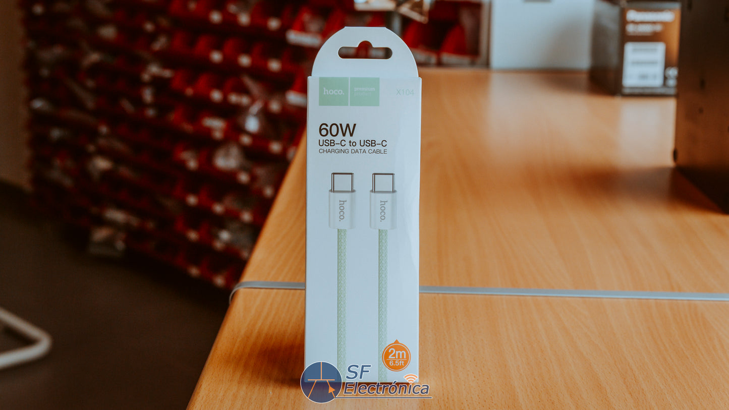 CABLE USB-C 2 METROS 60W