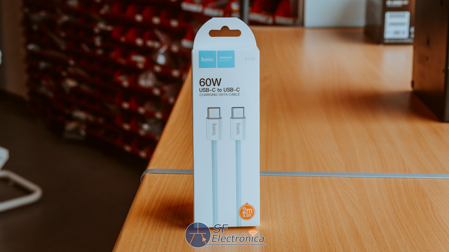 CABLE USB-C 2 METROS 60W