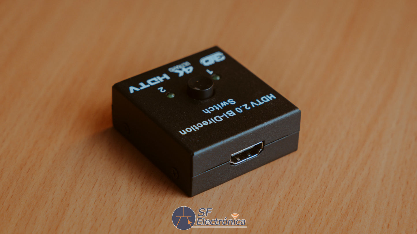 CONMUTADOR HDMI 2 SALIDAS