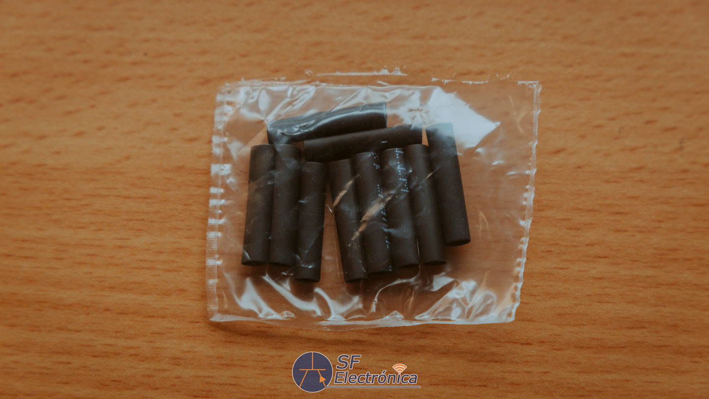 PACK 10 TUBOS TERMORETRACTIL 2CM
