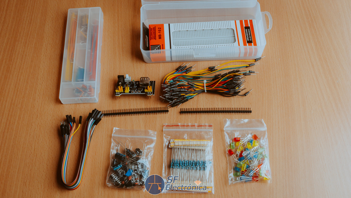 KIT COMPONENTES + PROTOBOARD