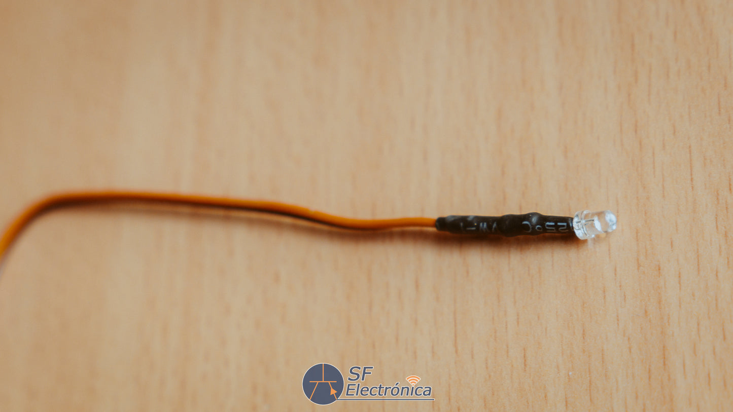 DIODO LED 3-12V 3MM CABLEADO 20CM