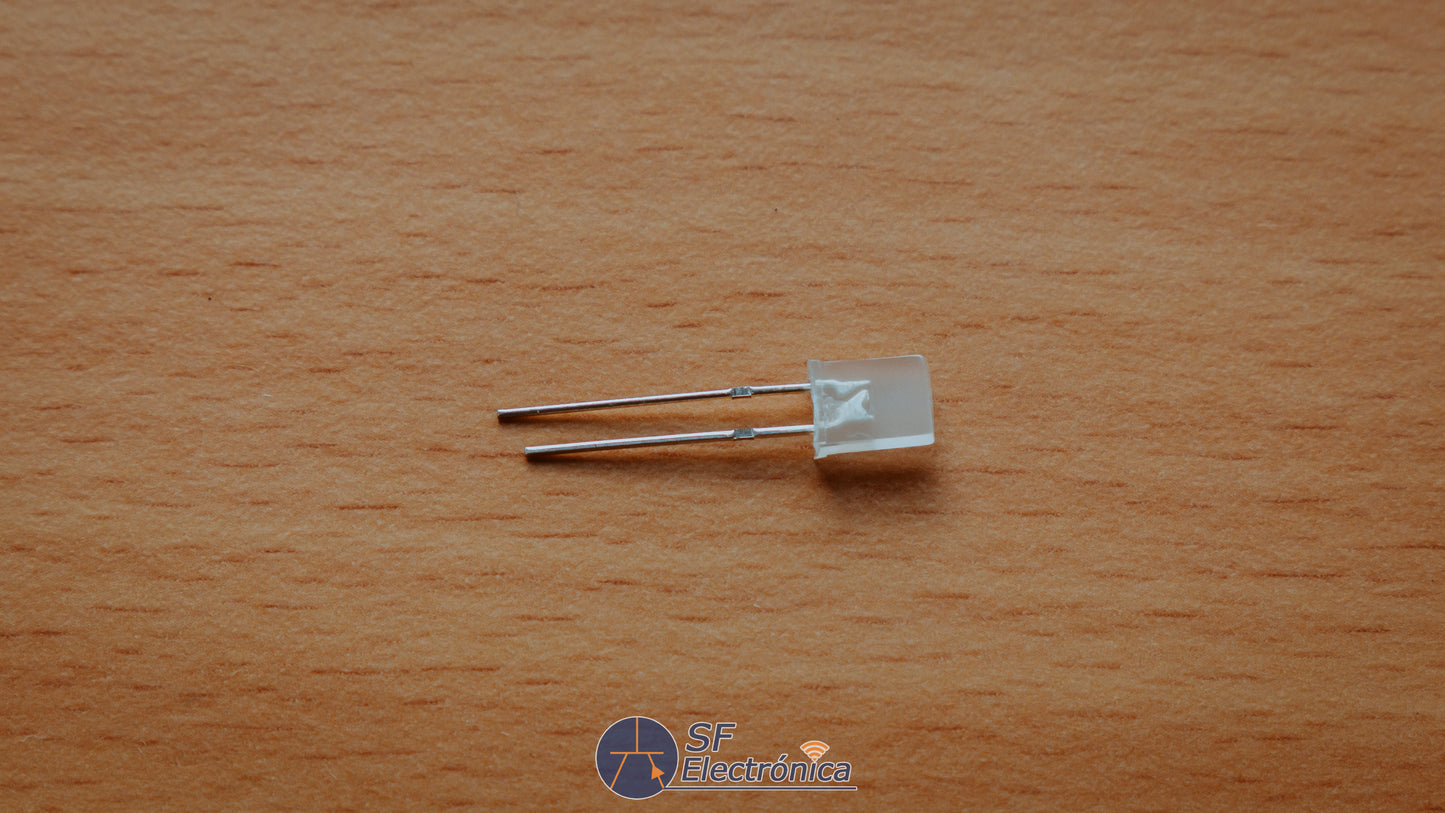 DIODO LED CUADRADO 5MM 3V