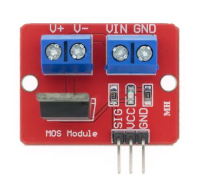 CONTROLADOR MOS IRF520 0-24V