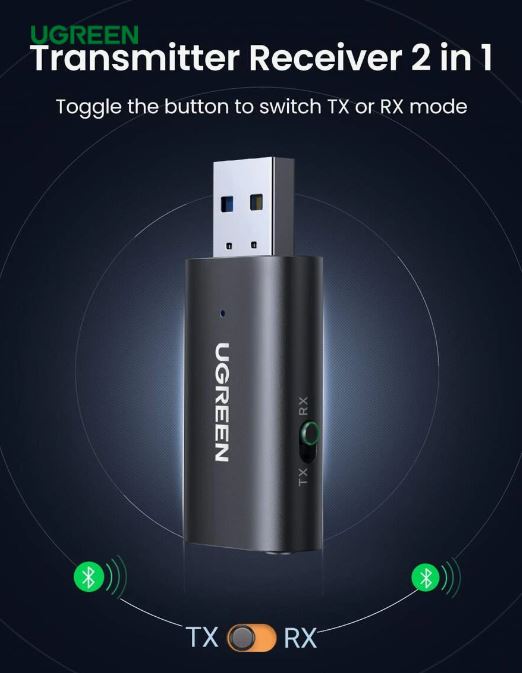 TRANSMISOR RECEPTOR AUDIO BLUETOOTH