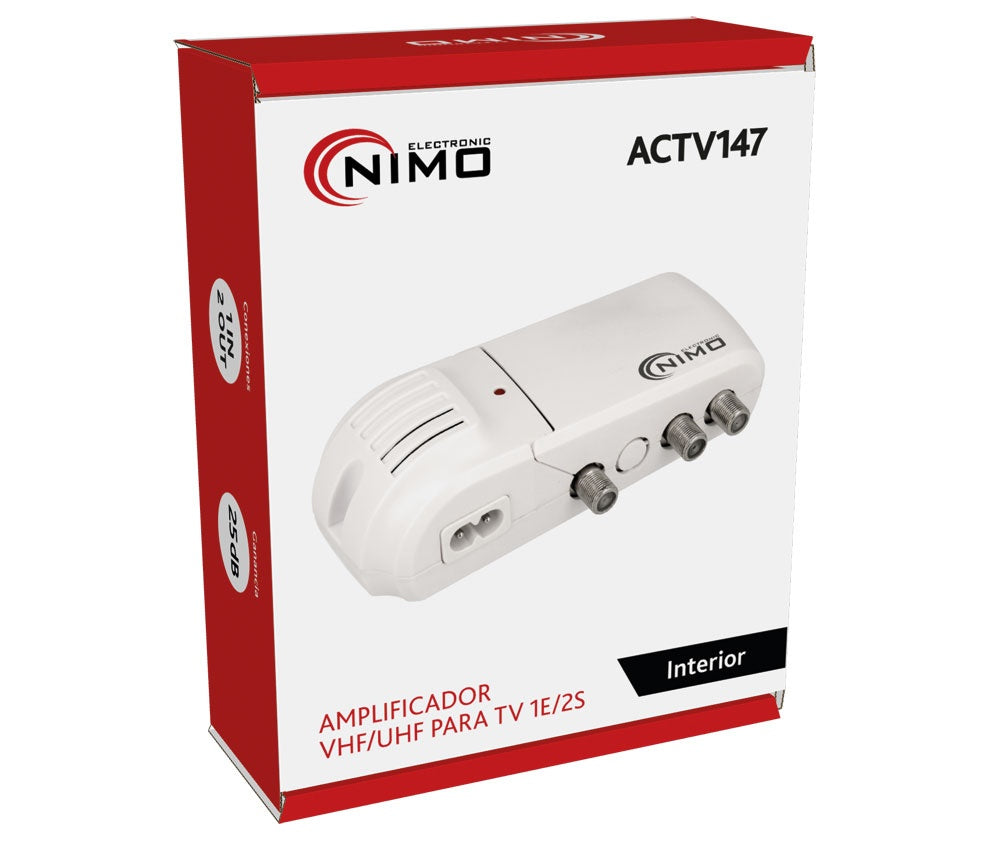 AMPLIFICADOR INTERIOR ANTENA 1E/2S